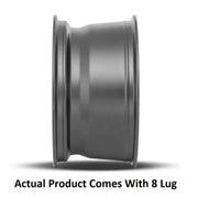 M.T. Wheel Modern Low Profile Cap Design 274530 - Black 17X9 8X170 MT Canyon Pro