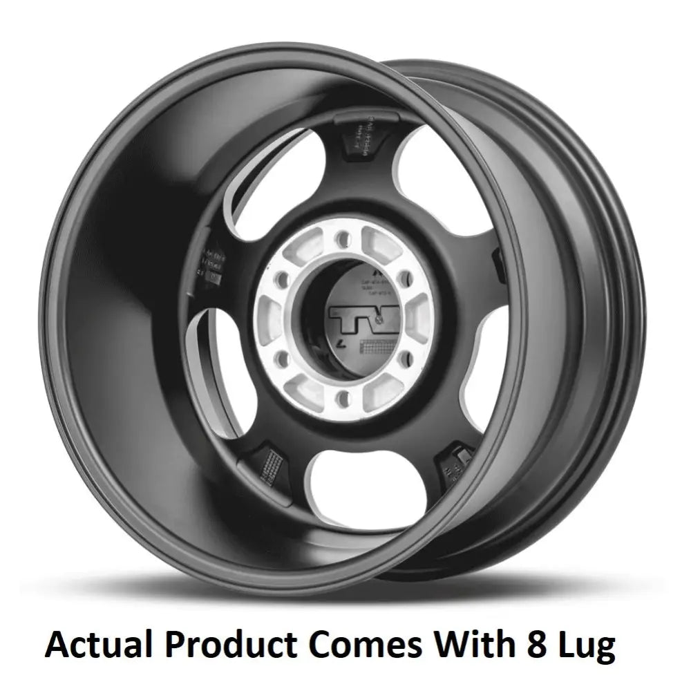 M.T. Wheel Modern Low Profile Cap Design 274530 - Black 17X9 8X170 MT Canyon Pro