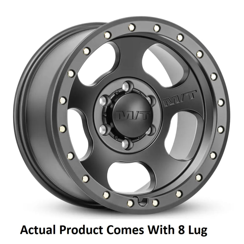 M.T. Wheel Modern Low Profile Cap Design 274576 - Black 20X9 8X170 MT Canyon Pro