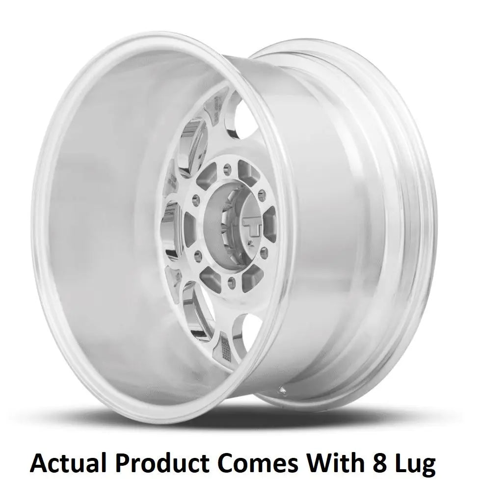 M.T. Wheel Modern Low Profile Cap Design 274584 - 18X9 8X6.5 MT Classic Pro Polishe