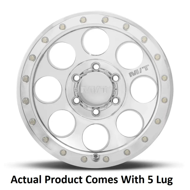M.T. Wheel Modern Low Profile Cap Design 274587 - 20X9 5X5 MT Classic Pro Polished