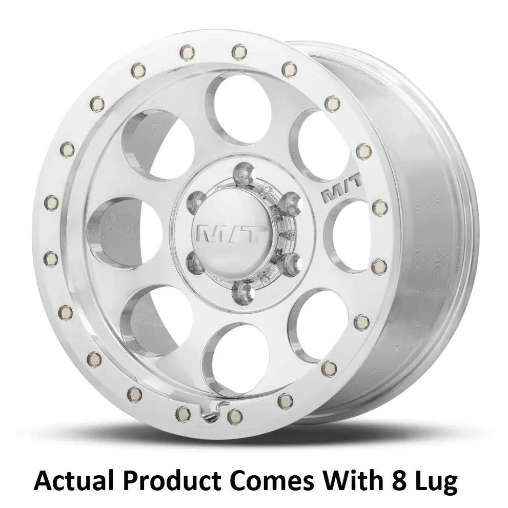 M.T. Wheel Modern Low Profile Cap Design 274592 - 20X9 8X170 MT Classic Pro Polishe