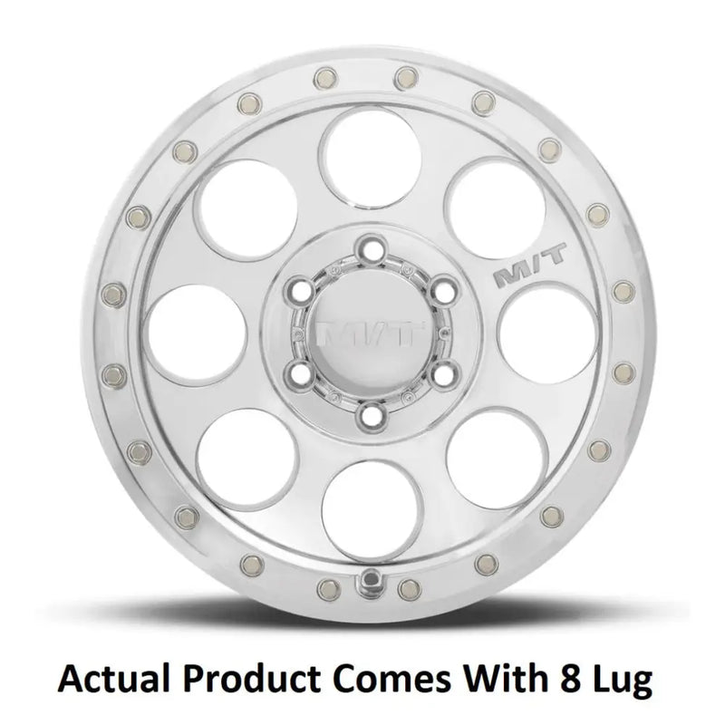 M.T. Wheel Modern Low Profile Cap Design 274593 - 20X9 8X180 MT Classic Pro Polishe