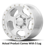 M.T. Wheel Modern Low Profile Cap Design 274642 - 17X9 5X5 4.53 MT Canyon Pro Polishe