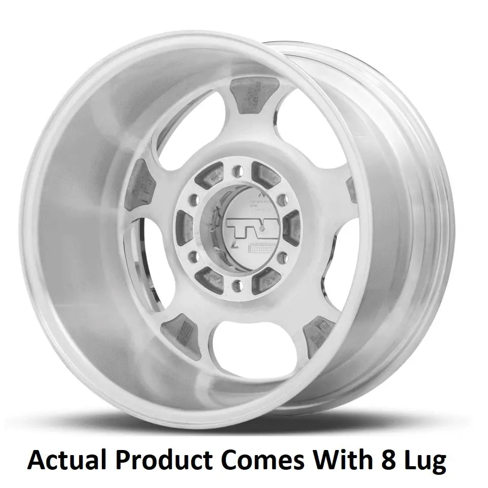 M.T. Wheel Modern Low Profile Cap Design 274657 - 18X9 8X6.5 MT Canyon Pro Polished