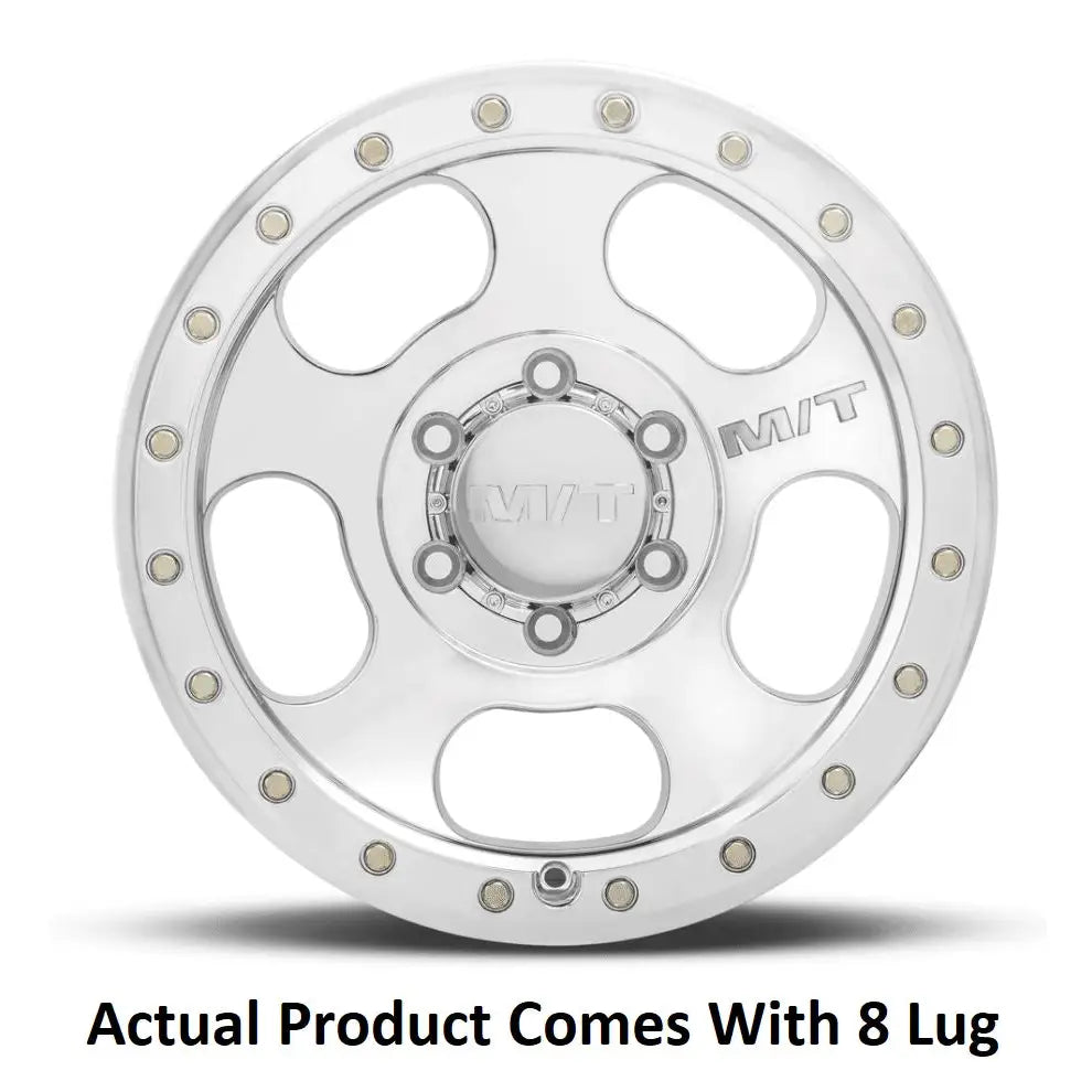 M.T. Wheel Modern Low Profile Cap Design 274665 - 20X9 8X6.5 MT Canyon Pro Polished