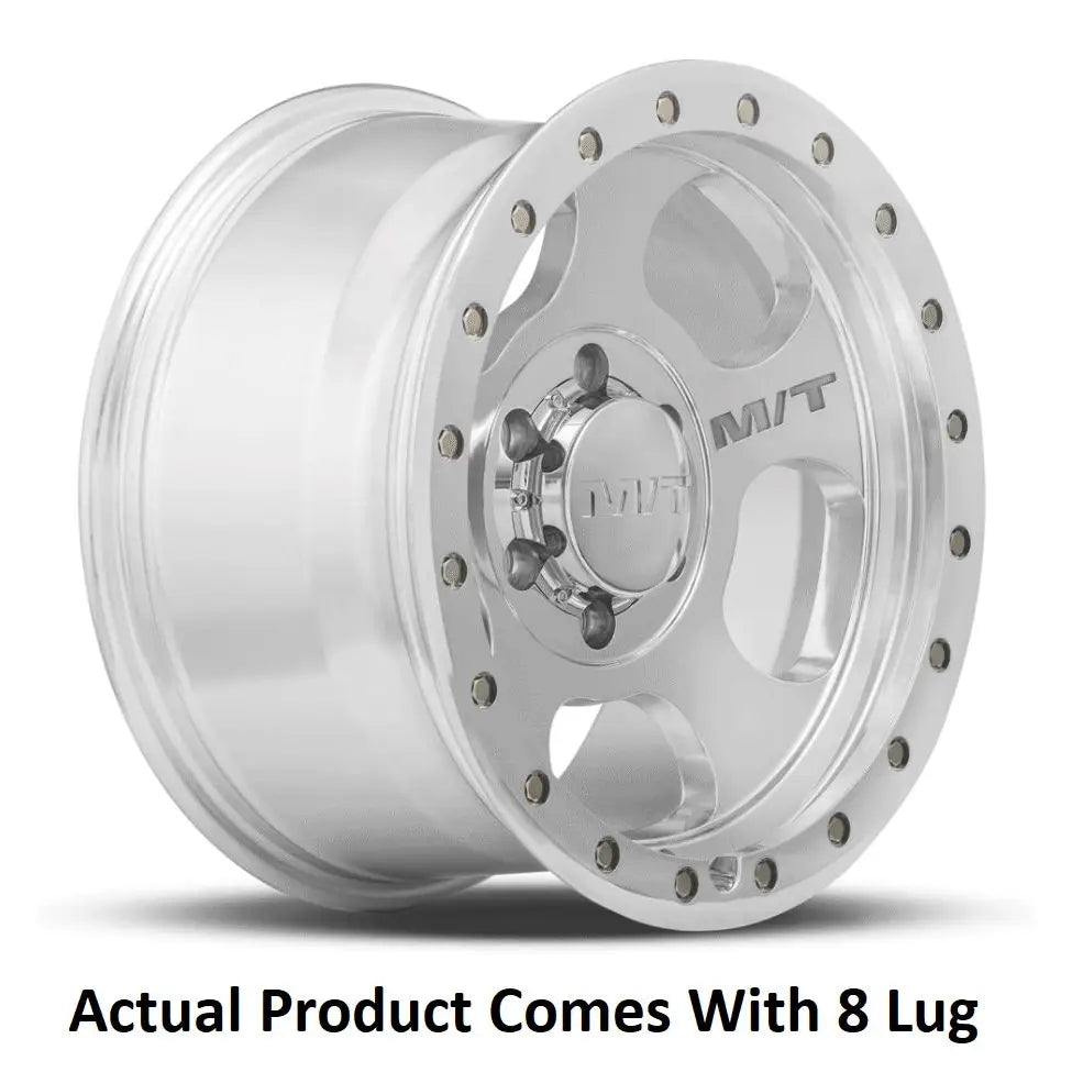 M.T. Wheel Modern Low Profile Cap Design 274665 - 20X9 8X6.5 MT Canyon Pro Polished