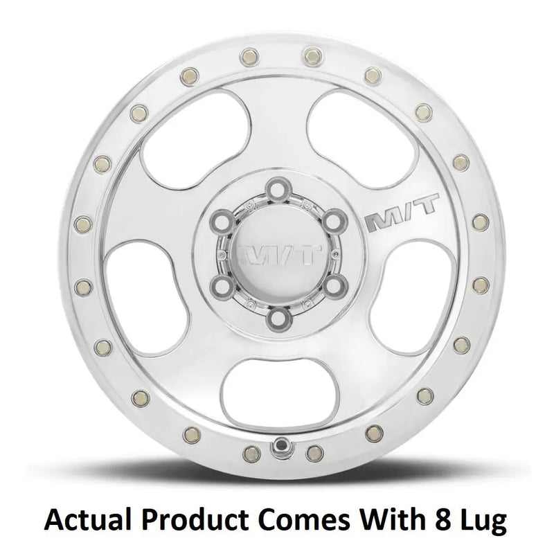 M.T. Wheel Modern Low Profile Cap Design 274667 - 20X9 8X180 MT Canyon Pro Polished