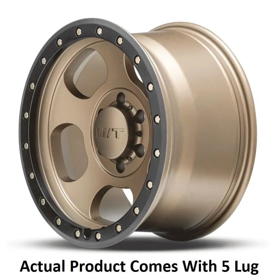 M.T. Wheel Modern Low Profile Cap Design 274681 - Bronze 20X9 5X5 MT Canyon Pro