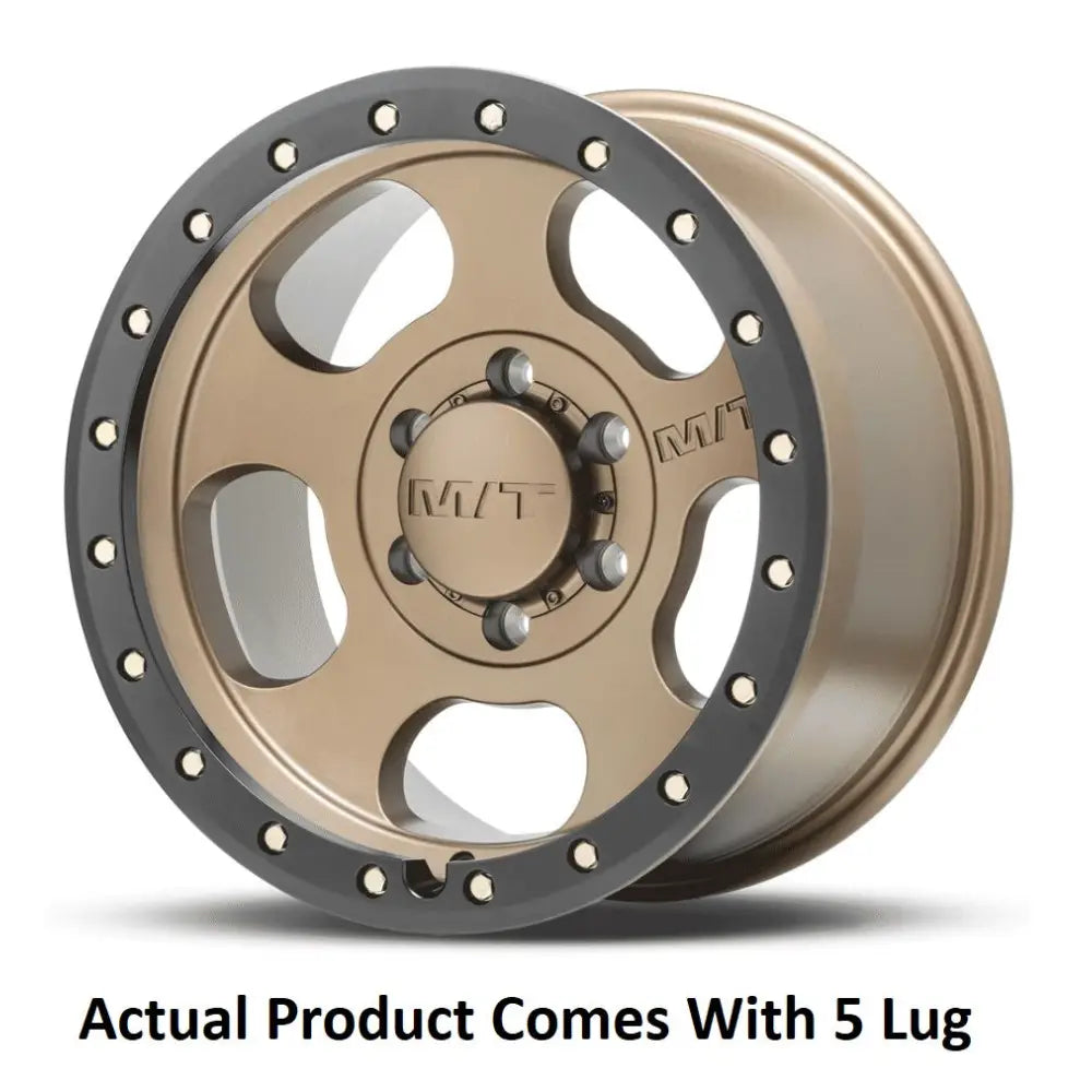 M.T. Wheel Modern Low Profile Cap Design 274681 - Bronze 20X9 5X5 MT Canyon Pro