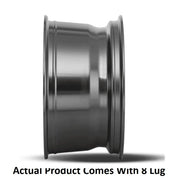 M.T. Wheel Modern Low Profile Cap Design 274702 - Black 18X9 8X180 MT Classic Pro