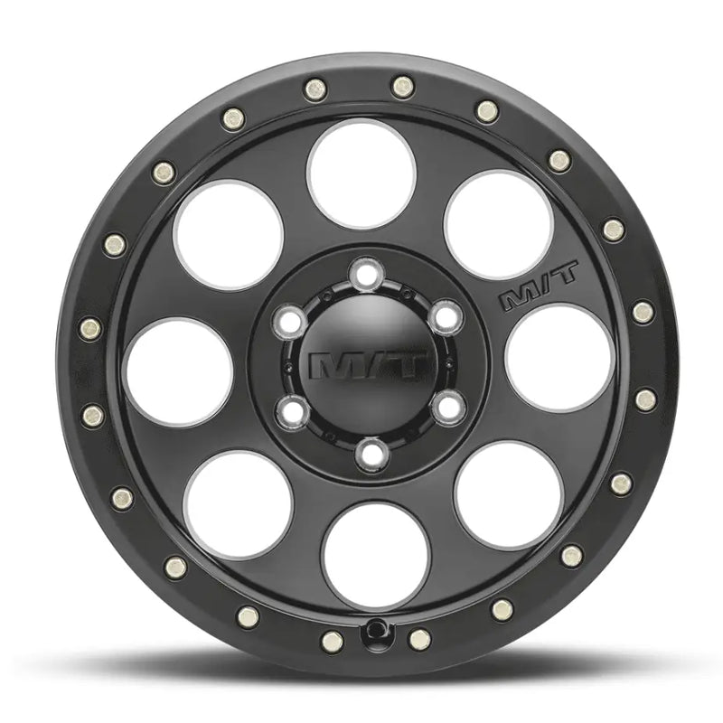 M.T. Wheel Modern Low Profile Cap Design 274707 - Black 20X9 6X5.5 MT Classic Pro