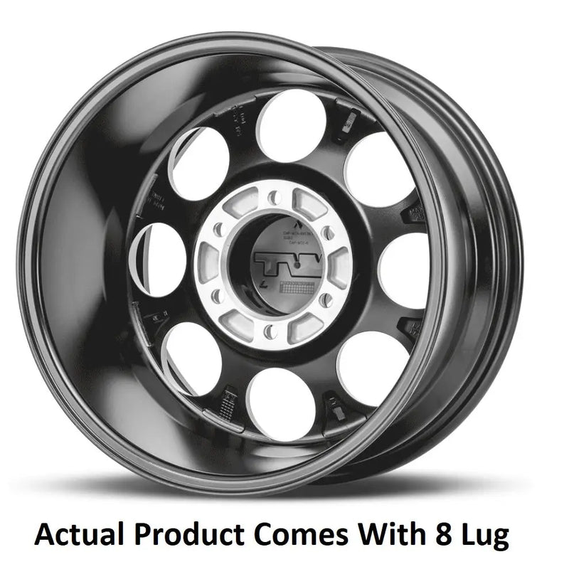 M.T. Wheel Modern Low Profile Cap Design 274709 - Black 20X9 8X170 MT Classic Pro