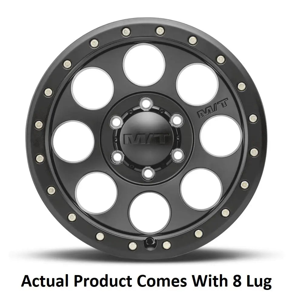 M.T. Wheel Modern Low Profile Cap Design 274709 - Black 20X9 8X170 MT Classic Pro