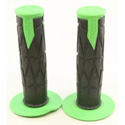 M1-K/B M1 Dual Density Grips Green/Black - Powersports