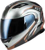 M101381278 Gmax Md-01 Volta Helmet Grey/Black/Copper Metallic 2X - RV and Auto Parts