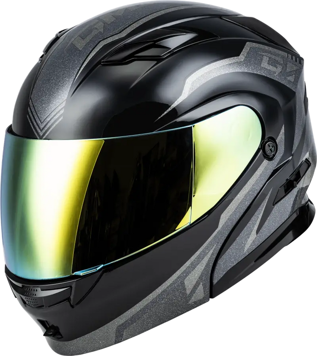 M101381304 Gmax Md-01 Volta Helmet Grey/Silver Metallic Sm - RV and Auto Parts