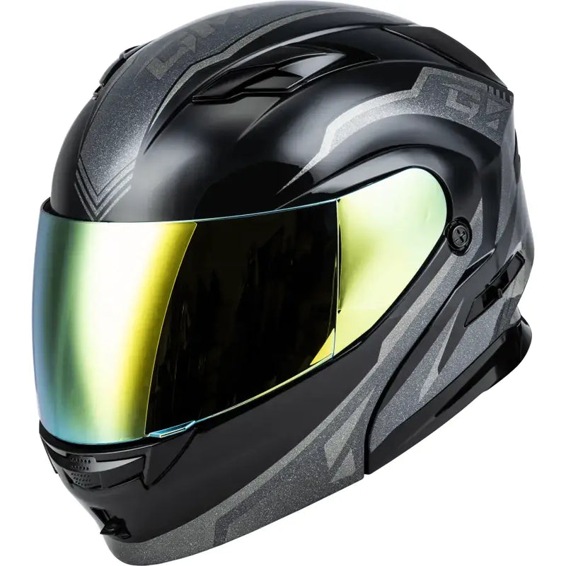 M101381305 Gmax Md-01 Volta Helmet Grey/Silver Metallic Md - RV and Auto Parts
