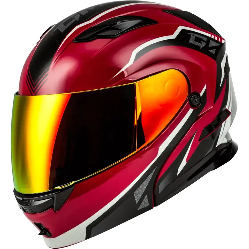 M10138375 Gmax Md-01 Volta Helmet Red Metallic Md - RV and Auto Parts