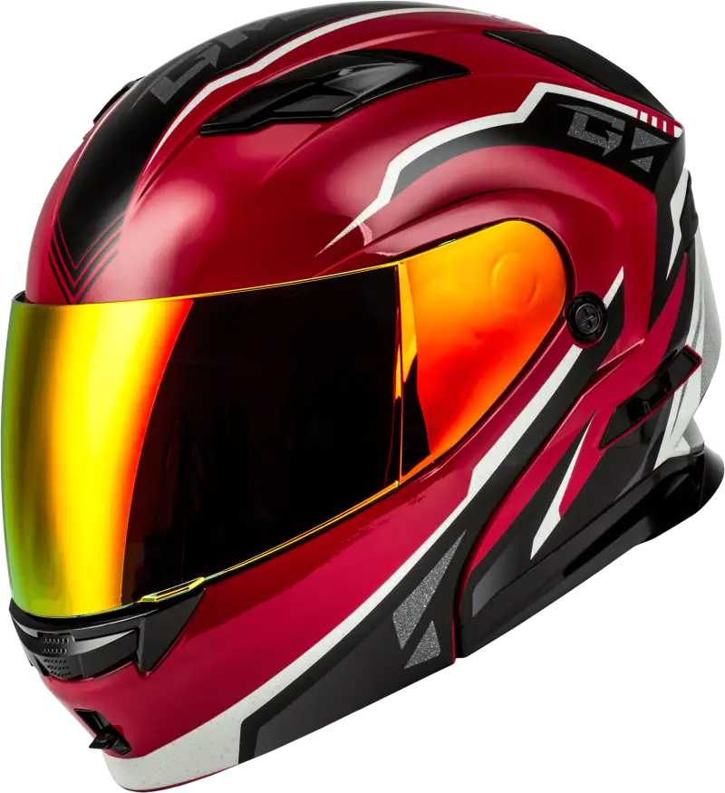 M10138375 Gmax Md-01 Volta Helmet Red Metallic Md - RV and Auto Parts