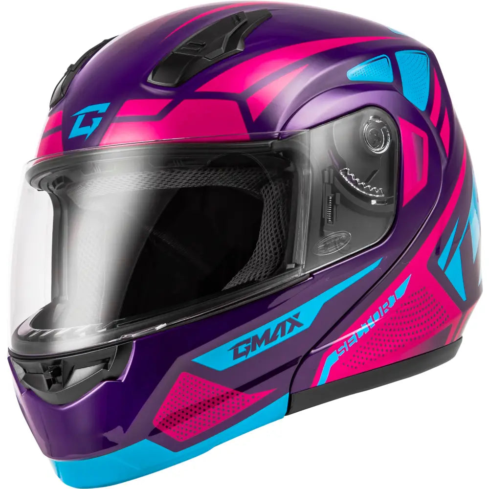 M1043983 Gmax Md-04 Sector Helmet Violet/Pink Xs