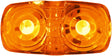 Amber dual-bulb vehicle light on M38A-MV-BT2 Peterson Mfg LED product for cars