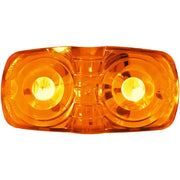 Amber dual-bulb vehicle light on M38A-MV-BT2 Peterson Mfg LED product for cars