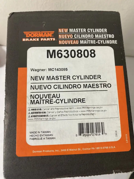 Dorman M630808 new master cylinder box meets OEM specs for your brake system