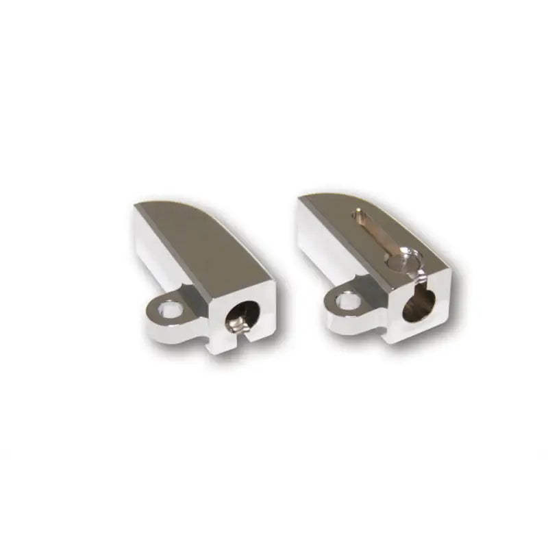 HIGHSIDER M8 Cnc Turn Signal Mount Pair Chrome for Powersports