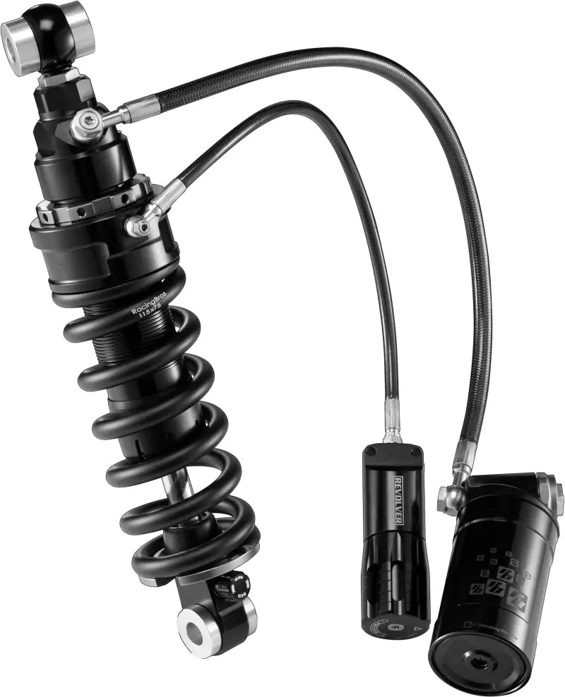 HARDDRIVE M8 Softail Remote Resv. Shock 12.5" W/ Preload Adjustable for Powersports
