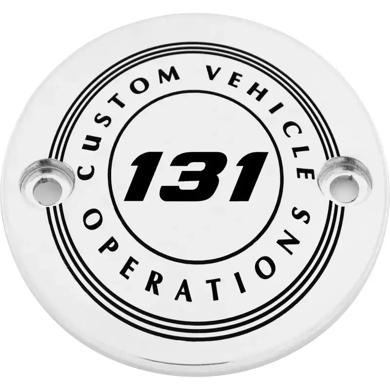 CUSTOM ENGRAVING M8 Timer Cover 131 Cvo Chrome for Powersports