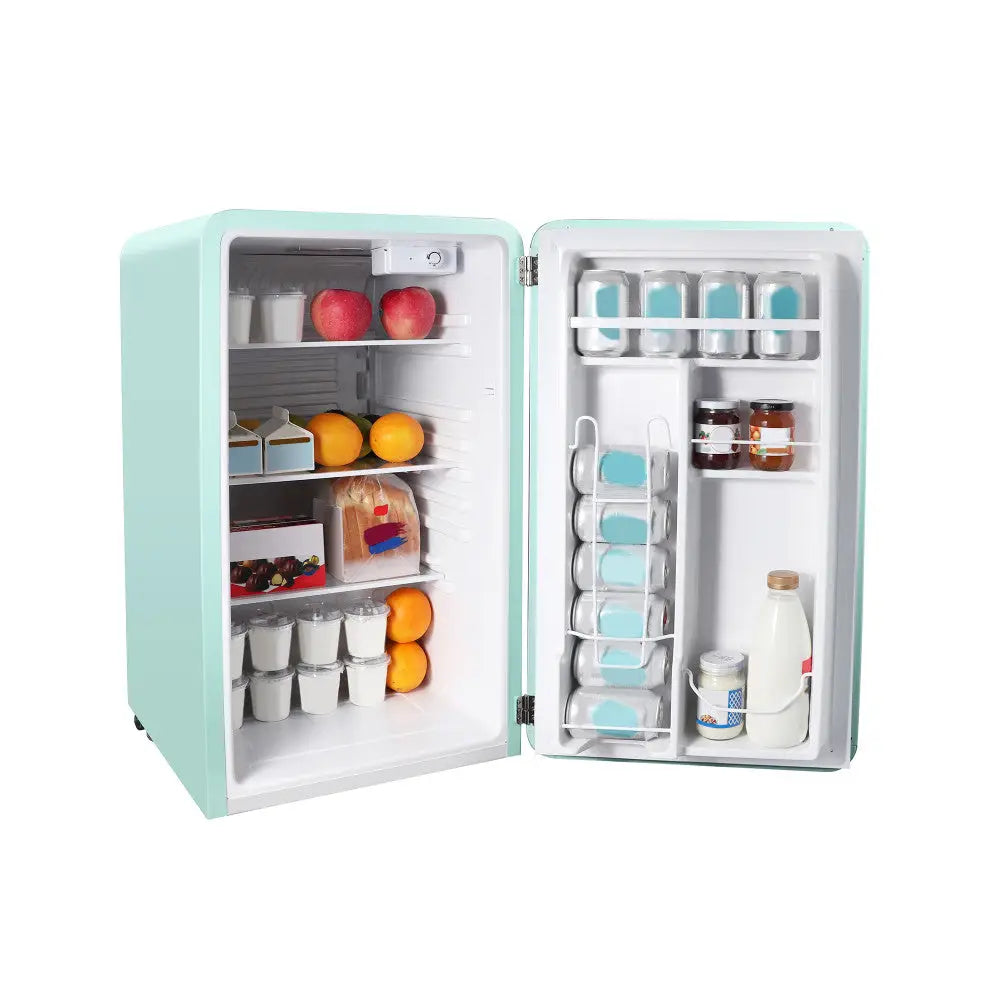 Magic Chef Easy To Manual Defrost Refrigerator MCR32CHM - 3.2 Cuft Refridgerator Retro