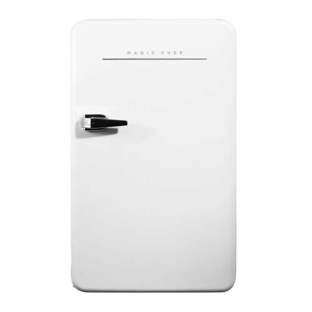 Magic Chef Easy To Manual Defrost Refrigerator MCR32CHW - 3.2 Cuft Refridgerator Retro