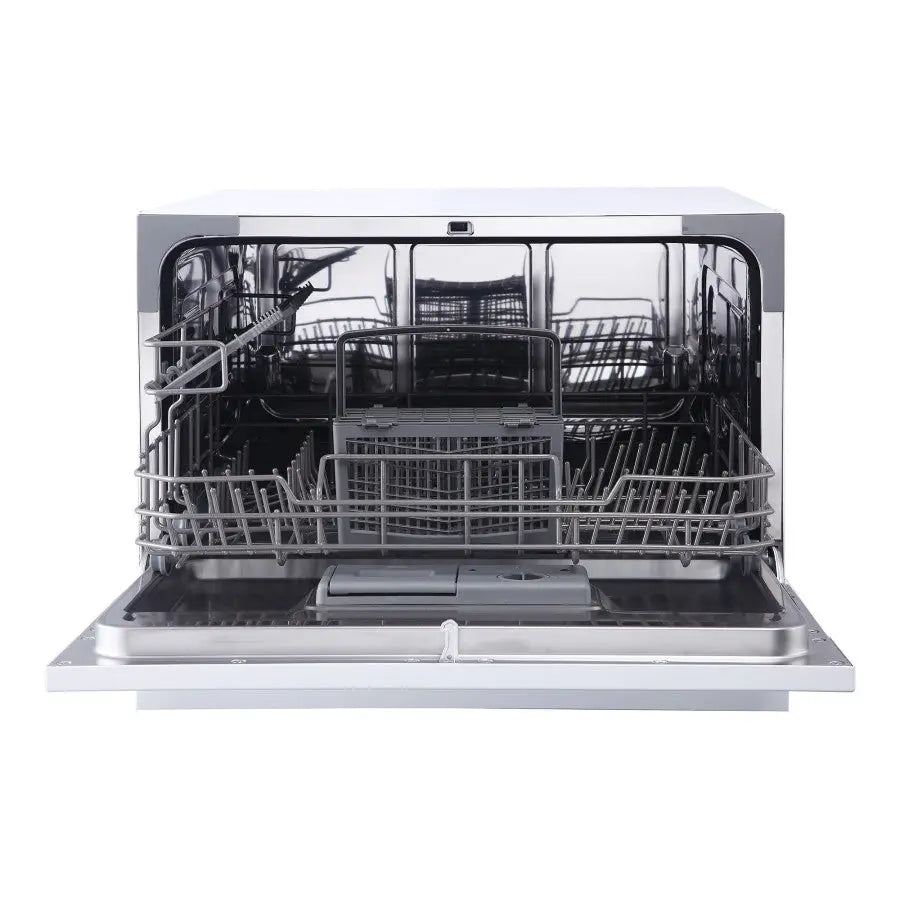 Magic Chef Easy To Read LED Display Dishwasher MCSCD6W5 - Place Setting Countertop Dishwash