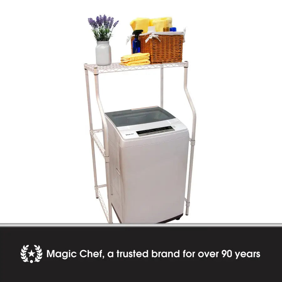 Magic Chef MCSLS12W Clothes Washer/ Dryer Stack Stand