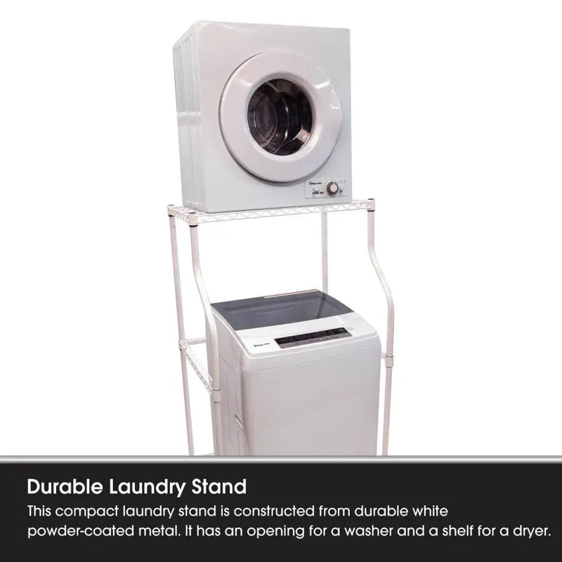 Magic Chef MCSLS12W Clothes Washer/ Dryer Stack Stand