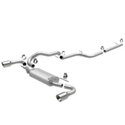 Magnaflow MagnaFlow 10-12 Mazda 3 L4 2.5L Hatchback Split Rear Exit Stainless Cat Back Performance Exhaust