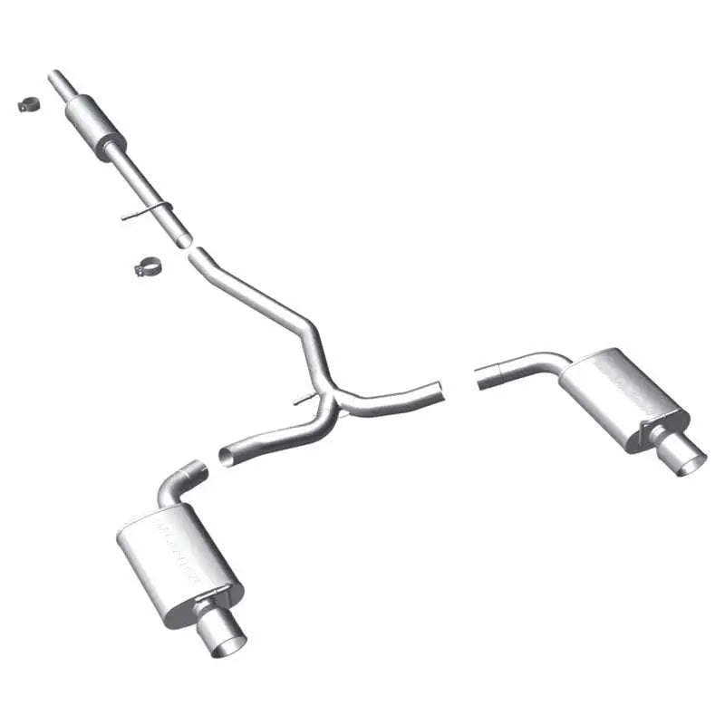 MagnaFlow 11-13 Ford Explorer V6 3.5L SS Catback Exhaust Dual Split Rear Exit w/ 3.5in SS Tips 