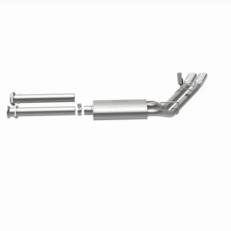 Magnaflow 19563 Magnaflow 15-21 Ford F-150 Street Series Cat-Back Performance Exhaust System- Polished Side Exit