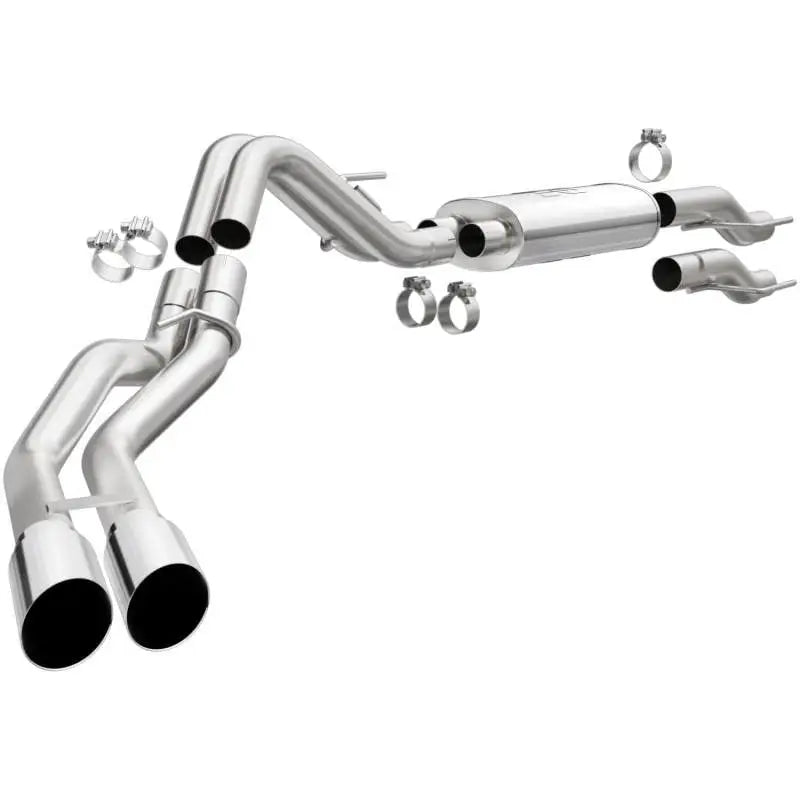 Magnaflow 15-21 Ford F-150 Street Series Cat-Back Performance Exhaust System- Black Rear Exit - Truck & Automotive