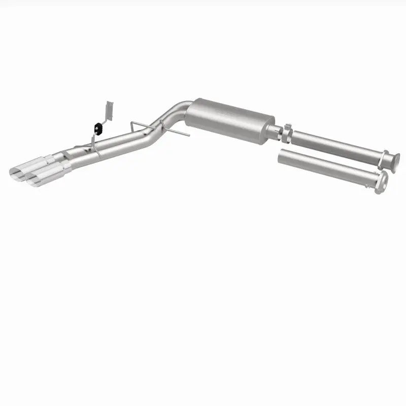 Magnaflow 19563 Magnaflow 15-21 Ford F-150 Street Series Cat-Back Performance Exhaust System- Polished Side Exit