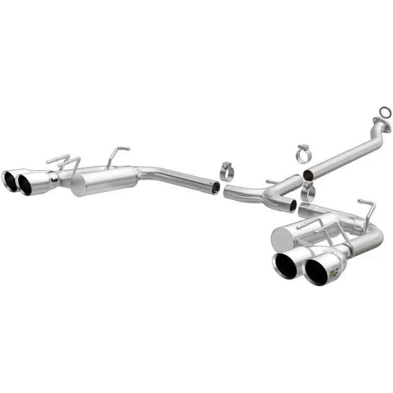 Magnaflow 19494 MagnaFlow 18-19 Toyota Camry XSE 2.5L Street Series Cat-Back Exhaust w/4in Polished Quad Tips