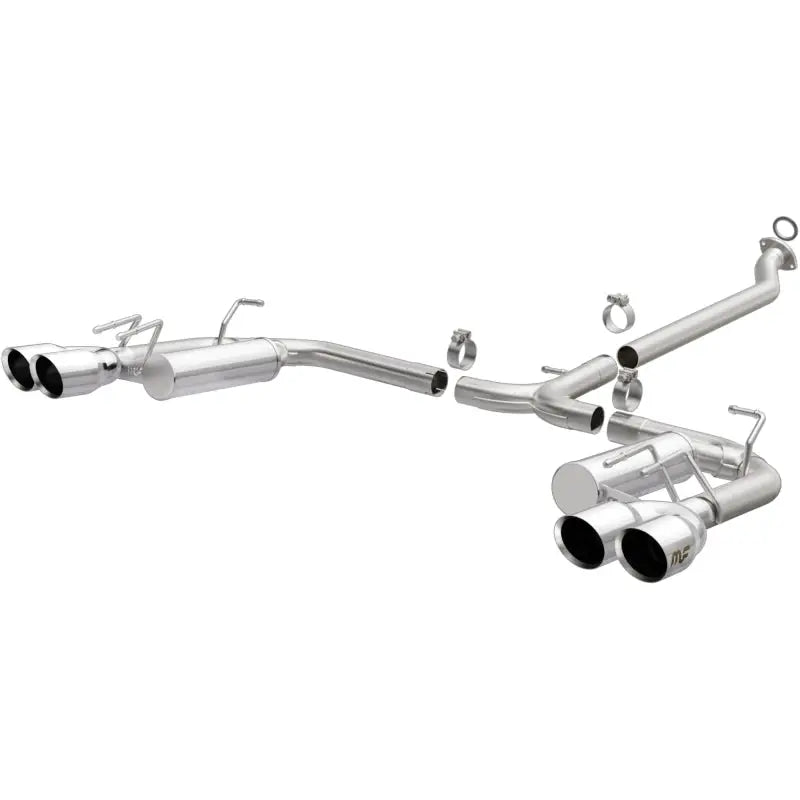 Magnaflow 19494 MagnaFlow 18-19 Toyota Camry XSE 2.5L Street Series Cat-Back Exhaust w/4in Polished Quad Tips