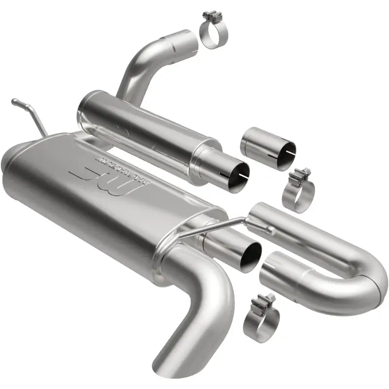 MagnaFlow 18-23 Jeep Wrangler JL 2.0L/3.6L Overland Series Axle-Back Exhaust - Truck & Automotive