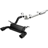 MagnaFlow 2018+ Jeep Wrangler 3.6L 409 SS Dual Split Rear Exit Black Tips Cat-Back Exhaust 