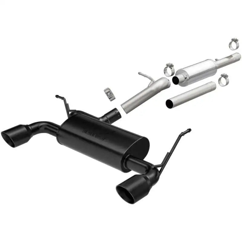 Magnaflow MagnaFlow 2018+ Jeep Wrangler 3.6L 409 SS Dual Split Rear Exit Black Tips Cat-Back Exhaust