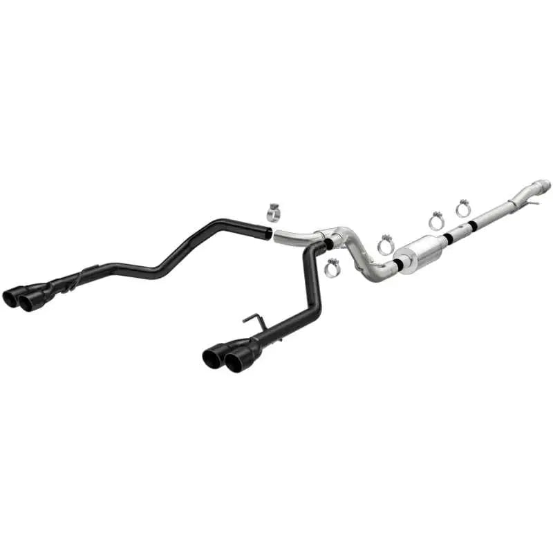 Magnaflow MagnaFlow 2019 Chevy Silverado 1500 V8 5.3L Street Series Quad Split Rear Exhaust w/ Black Tips