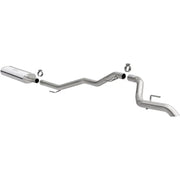 Magnaflow 19486 MagnaFlow 2020 Jeep Gladiator 2.5in Rock Crawler Series Single Rear Exit SS Cat-Back Exhaust w/o Tip