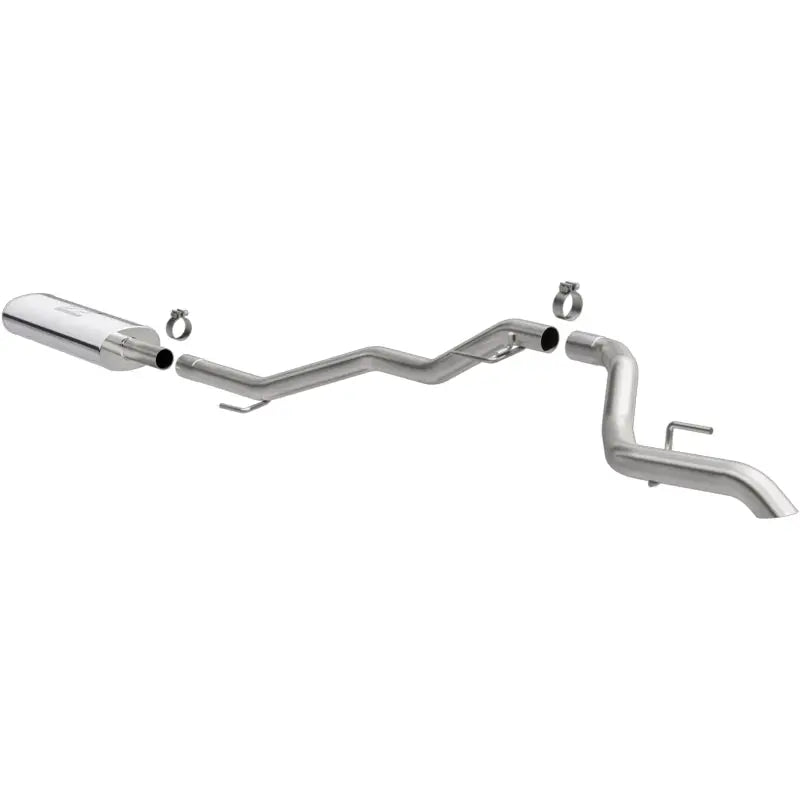 Magnaflow 19486 MagnaFlow 2020 Jeep Gladiator 2.5in Rock Crawler Series Single Rear Exit SS Cat-Back Exhaust w/o Tip