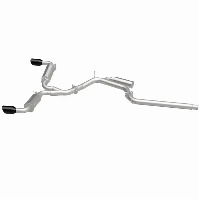 GTI Neo Cat-Back Exhaust with black chrome tips